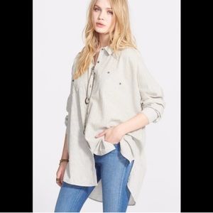 Free People Oversized Shirt